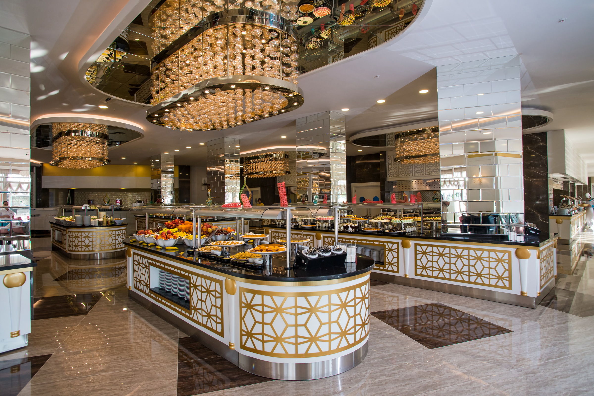 Luxe all you can eat restaurant